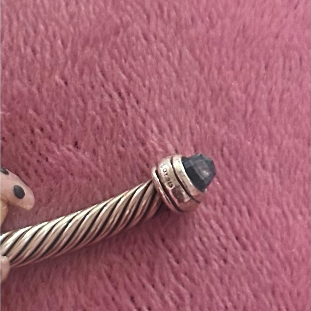 David Yurman Classic Cable Bracelet with Topaz gems - Picture 5 of 5